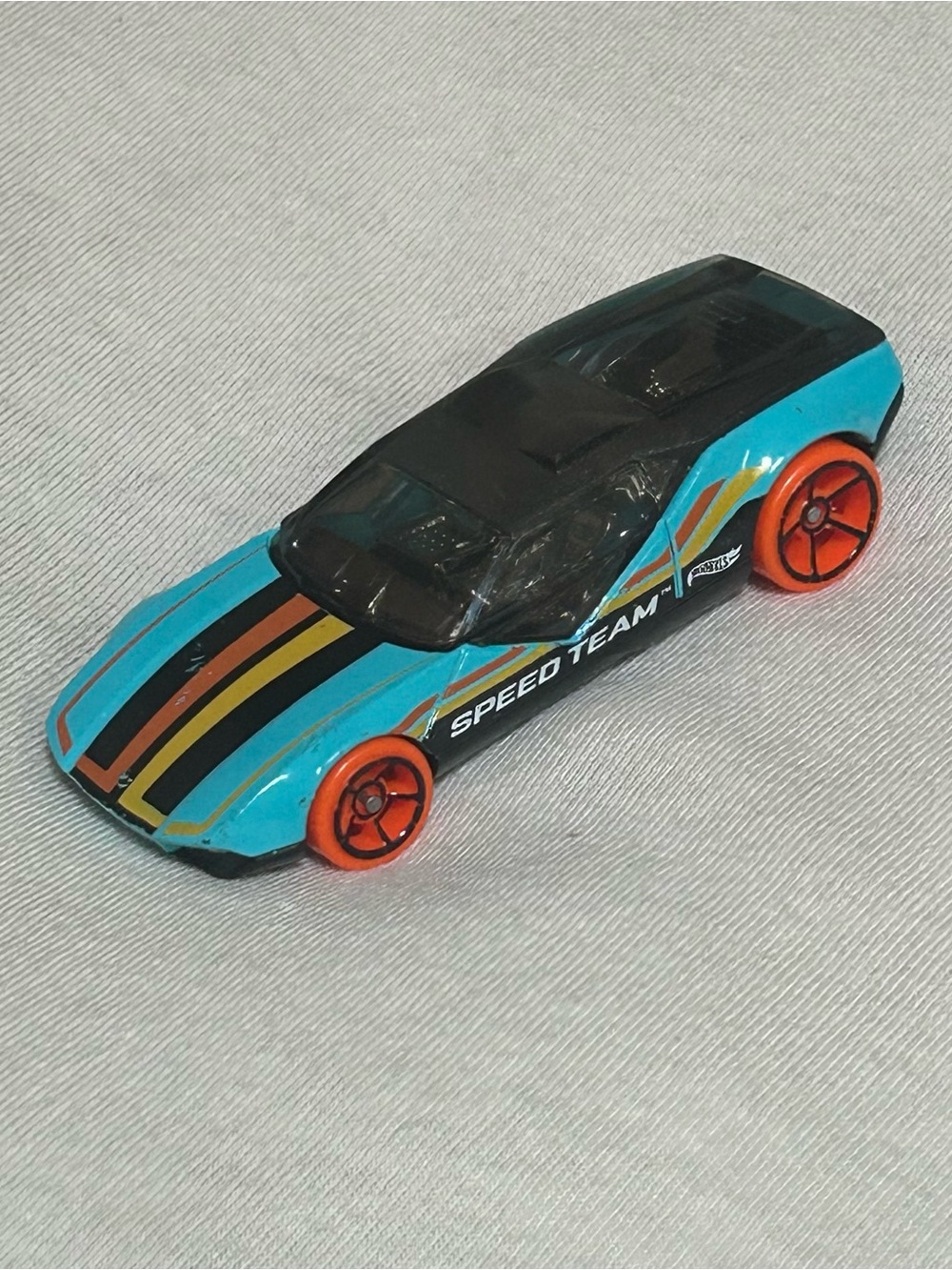 Hot Wheels La Fasta - HW Speed Team (2021) Blue / Orange Stripes 1:64